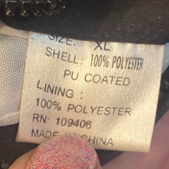 Men's Front Zip Jacket with Pockets with Sausalito Embroidered Emblem Size XL - Picture 6 of 8